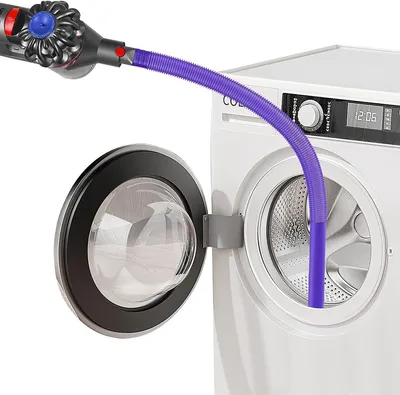 Produktbild von Flexibele Staubsauger Fugendüse für Dyson V15 V12 V11 V10 V8 V7 V6 Staubsauger, Perfekt zum Entfernen von Flusen aus Trocknern und Entlüftungsöffnungen
