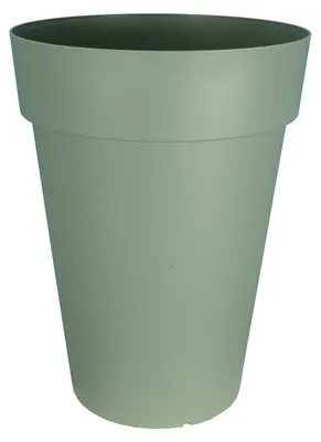 Image de Pot de fleurs Soleilia Haut 66 - D49cm - H65cm - 71L - Vert argile - Fabrication Française