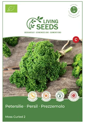 Produktbild von Petersilie Mosskrause 2 6.1g Saatgut von Living Seeds