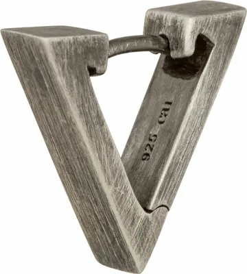 Produktbild von cai Single-Creole 925/- Sterling Silber 1,5cm Silbergrau 274210042