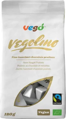 Produktbild von Vego ChocolateVegolino Feine Nouat Pralinés 180g