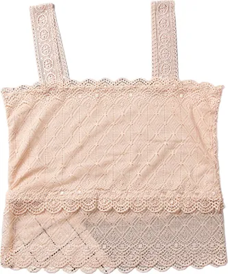 Produktbild von Damen Spitzen-Wickel-BH, einfarbig, Oberteil, Bustier, kurz, rückenfrei, bequem, ärmellos, Tanktop, gepolstert, Bralette, Unterteil