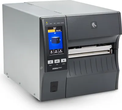 Produktbild von Zebra ZT421 Etikettendrucker 300dpi Cutter Disp. Farbe USB RS232 BT Ethernet