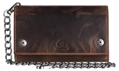 Image de GREENBURRY porte-monnaie Vintage Biker Wallet Brown brun