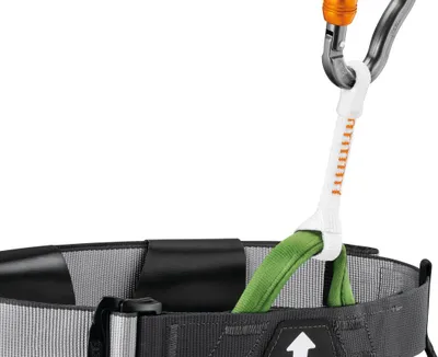 befestigt an einem Karabiner
