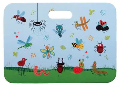 Produktbild von Knieauflage für die Gartenarbeit, Insektenmotiv