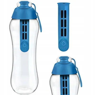 Produktbild von Dafi SOFT, Wasserfiltration Flasche, 0,3 l, Blau