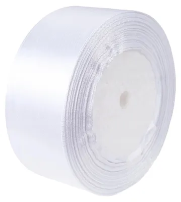 Image de Ruban de satin blanc 38mm - 32mb