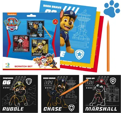 Produktbild von Paw Patrol Art Kratzfarben-Set