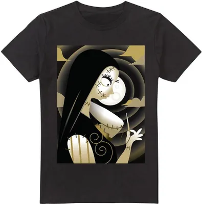 Immagine prodotto di The Nightmare Before Christmas - Maglietta da uomo TV4179 (XL) (Nero)
