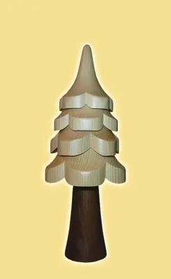 Produktbild von Tischschmuck Fichte natur 25 cm Höhe= 25cm NEU