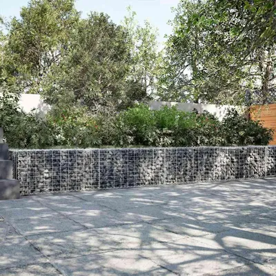 Immagine prodotto di vidaXL Gabbione con coperchio 700x50x50 cm Ferro zincato
