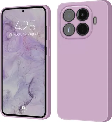 Produktbild von Hülle für Xiaomi 15T Pro Case Cover Bumper Smartphone Softgrip Schutzhülle Farbe: Lila