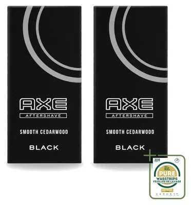 Image de 2 x Après-rasage Axe Black, 100 ml - Pack de 2
