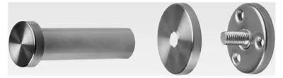 Produktbild von Garderobenhaken aus Edelstahl, Länge 52 mm, für Wandmontage