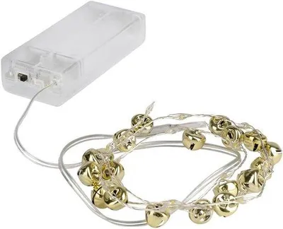 Immagine prodotto di Ghirlanda luminosa a LED bianco caldo, 20 LED, lunghezza 9 m, con timer
