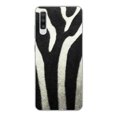 Produktbild von MuchoWow® Handyhülle Schutzhülle Hülle für Samsung Galaxy A70 Tiermuster - Zebra - Schwarz - Weiß Silikon Softcase Handy Hülle - Schutzhaube