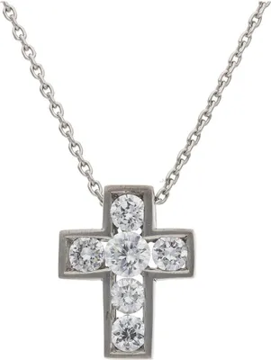 Produktbild von JuwelmaLux Anhänger 925/000 Sterling Silber Kreuz mit Zirkonia JL30-02-3939