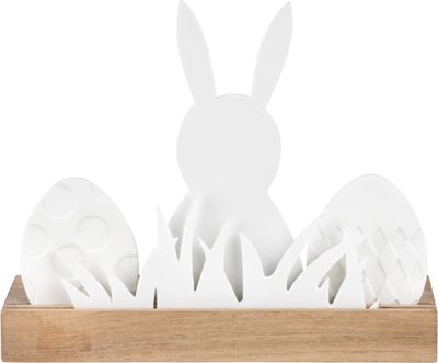 OSTERN Lichtobjekt Hase 22x7x16,5cm