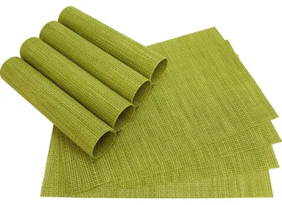 Produktbild von Tischset ELEGANCE grün 8er Tischunterlage als Tischdeko
