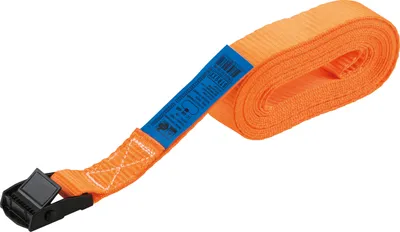 Produktbild von STROXX Zurrgurt 1-teilig, mit Klemmschloss, orange, 200 kg