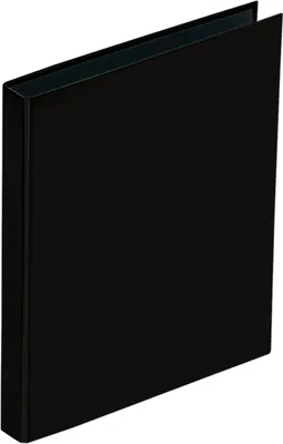 Produktbild von Ringbuch A5 20mm 2 Ringe schwarz Packung mit 12 Stück
