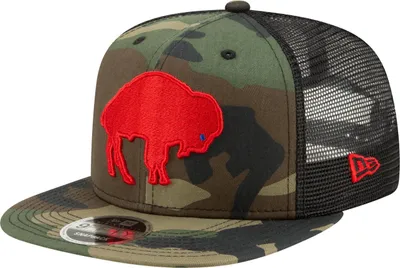 Obrázek produktu pro Throwback Buffalo Bills Mesh 9Fifty Snapback Cap wood camo
