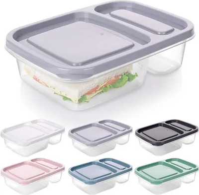 Immagine prodotto di Cucina suddivide i contenitori per alimenti Colazione Cena Pranzo Contenitore per il pranzo