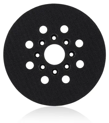 Immagine prodotto di Disco abrasivo, 125 mm, con sistema di fissaggio a velcro, 8 fori, per levigatrice orbitale
