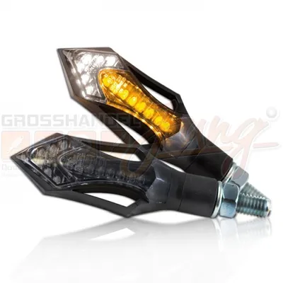 Produktbild von LED-Blinker Standlichtkombi Rush schwarz ABS
