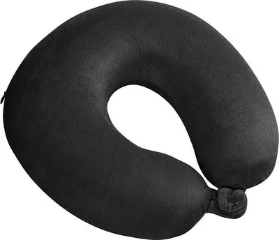 Produktbild von Famanu Reisekissen aus Memory-Schaum - Schwarz - Reiseaccessoires