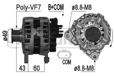 Immagine prodotto di Alternatore 150A