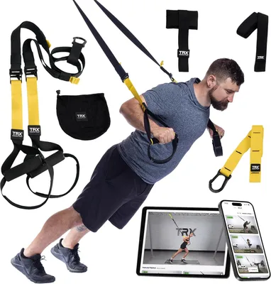 Produktbild von Vielseitiger Slingtrainer, ein tragbares Fitnesssystem für das gesamte Körpertraining und ideal für das Training unterwegs