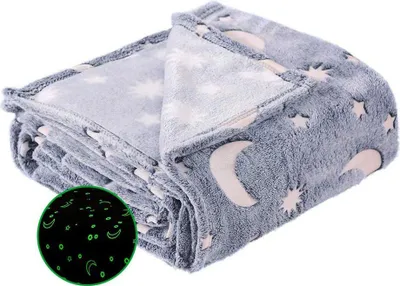 Produktbild von Kuscheldecke für Kinder, Flanell-Fleecedecke, Ganzjahresdecke, Geschenkidee zu Weihnachten, Feiertagen und Geburtstagen
