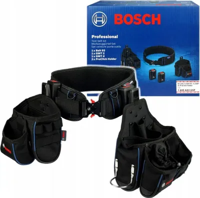 Zdjęcie produktu dla Bosch 1.600.A02.65P, Pas narzędziowy, Czarny, Klamra, 5 szt.