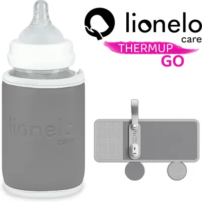 Produktbild von Lionelo Thermup Go ohřívač kojeneckých lahví, přenosný multifunkční sterilizátor pro kojenecké lahve, ohřívač dětské stravy a ohřívač, šedý