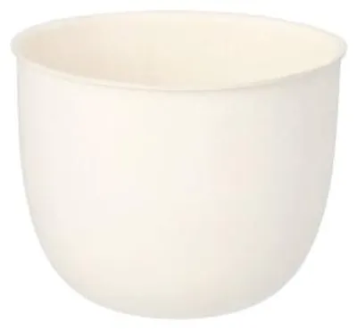 Produktbild von 400 Papstar Schalen Zuckerrohr pure 175 ml Ø 7,2 cm, 5,5 cm weiss Cella 89982