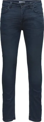 Produktbild von ONLY & SONS Slim Fit Jeans Basic Denim Hose ONSLOOM Tapered Trousers Stoned Washed Größe: 36W / 34L