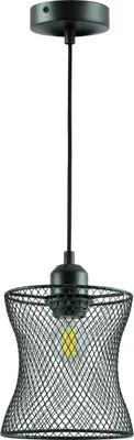 Obrázok produktu pre Závesná lampa HASLO čierna 1xE27x20W kov rozmery: 150x22x15 cm IP20 Polux