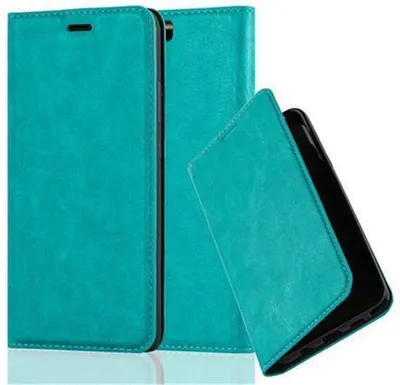 Obrázek produktu pro Cadorabo Case for Huawei P10 PLUS Protective Case in Turquoise Pouzdro na mobilní telefon s magnetickým zavíráním