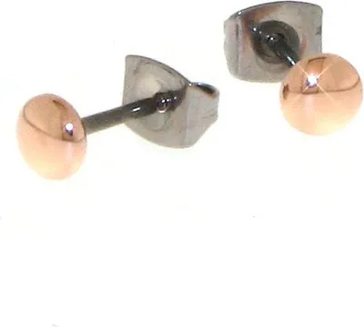 Produktbild von Boccia Titanohrstecker rosévergoldet 05013-03