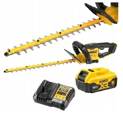 Zdjęcie produktu dla DEWALT Nożyce do żywopłotu 18V DCMHT564P1, 550mm, 25mm, 1x5.0Ah