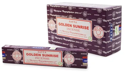 Imagen del producto de Varillas de Incienso Satya 15g - Golden Sunrise