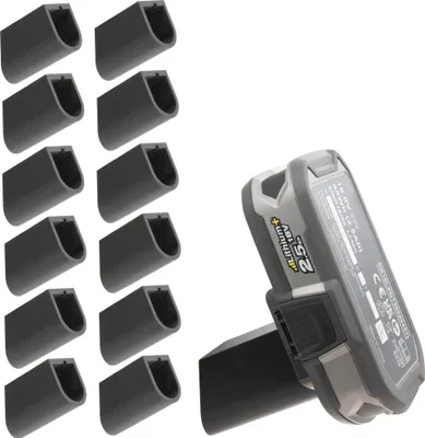 Produktbild von 10x Akkuhalter Kompatibel mit RYOBI 18V Akku Wandhalter Batteriehalter Akkuhalterung