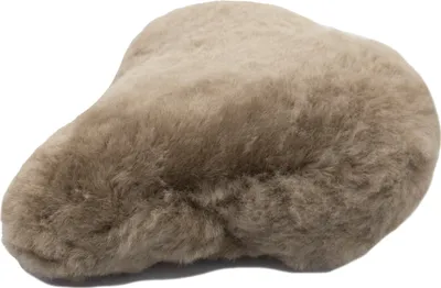 Produktbild von Reissner Lammfelle Fahrradsattel Bezug Fahrradsattelüberzug aus echtem Merino Lammfell FSB-A-0-MUS Mushroom 27x24cm Gr.0