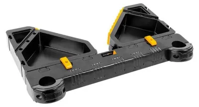 Image de Entretoise murale et plateau porte-outils pour échelle télescopique - stabilité et rangement intégré