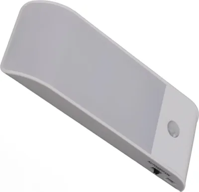 Imagen del producto de Luz magnética para armarios, de 4,7 pulgadas de largo, con sensor de movimiento y dos modos de funcionamiento. Se carga mediante micro USB y se adhiere fácilmente. Ideal para estudiar, trabajar o iluminar espacios pequeños