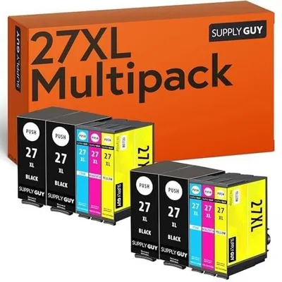 Image de 10 cartouches compatibles avec le lot multipack Epson 27XL