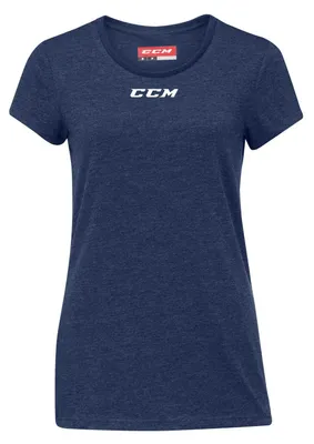 Produktbild von T-Shirt CCM Crew Neck Women Senior navy XL