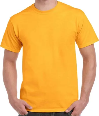Productafbeelding van Gildan - Zwaar katoenen T-shirt voor heren/dames, uni model RW7434 (3XL) (Goud)